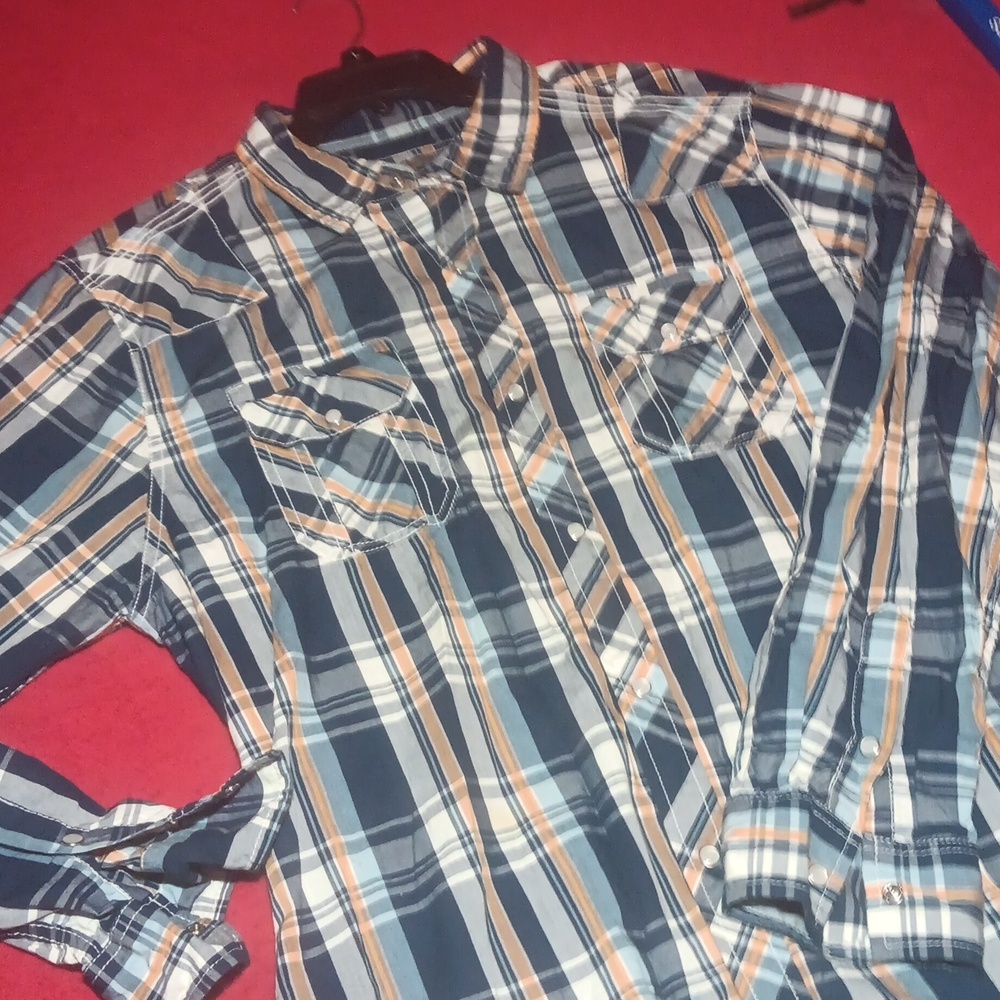 BKE Multicolor Plaid Shirt